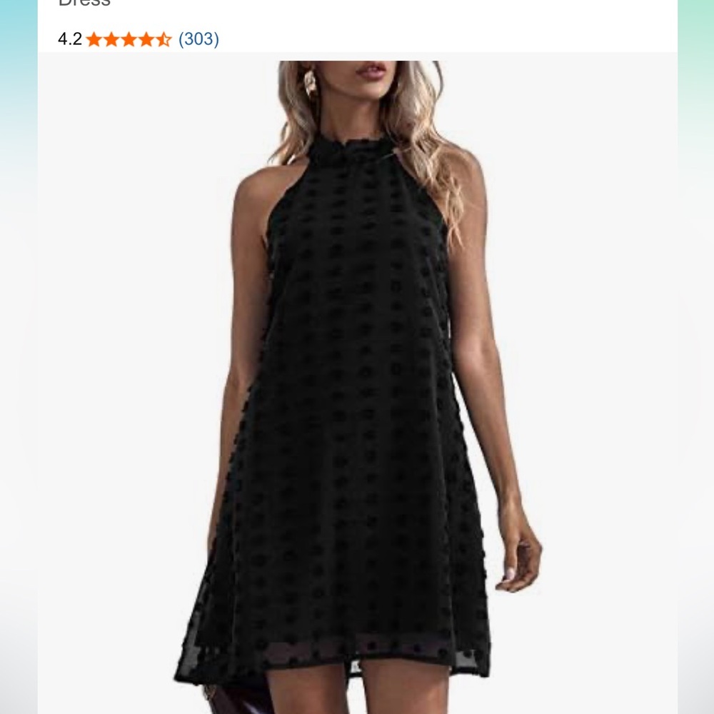 Chic Black Halter Dress